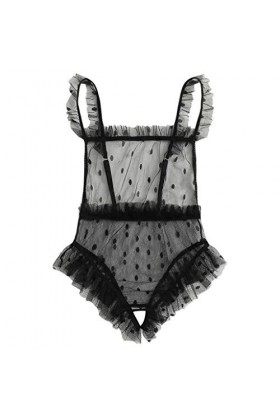 Combinaison Sexy Nuisette Lingerie Adulte Couple Sexy Ensembles de Lingerie Femme Col V Nuisettes Lingerie Sexy pour Femme Li