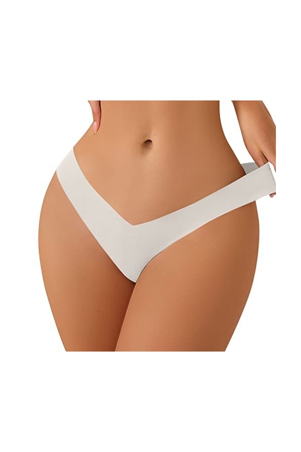 PANPANY Culottes pour Femme Dentelle Slips Sexy String Confortables Soutien-Gorge Femme Culotte Tanga Multicolore sans Coutur