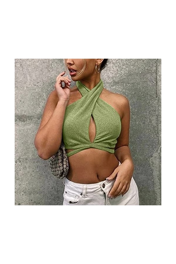 Femme Body Et Combinaison Dos Nu en Dentelle Décolleté en V Sexy Femmes Sexy Mesh Lingerie Halter Top et Mini Jupe Dentelle d