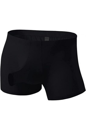 JEShifangjiusu Mens Elephant Nose Culotte Sexy Et Confortable Torse Culotte Taille Basse éLastique SuréLevé sous - VêTements 