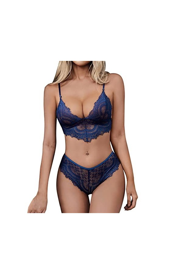 2023 New y29k Style Lingerie Femmes Ultra Mince Creux Sling Dentelle Sexy sans Anneau en Acier Sexy sous-Vêtements en Forme D