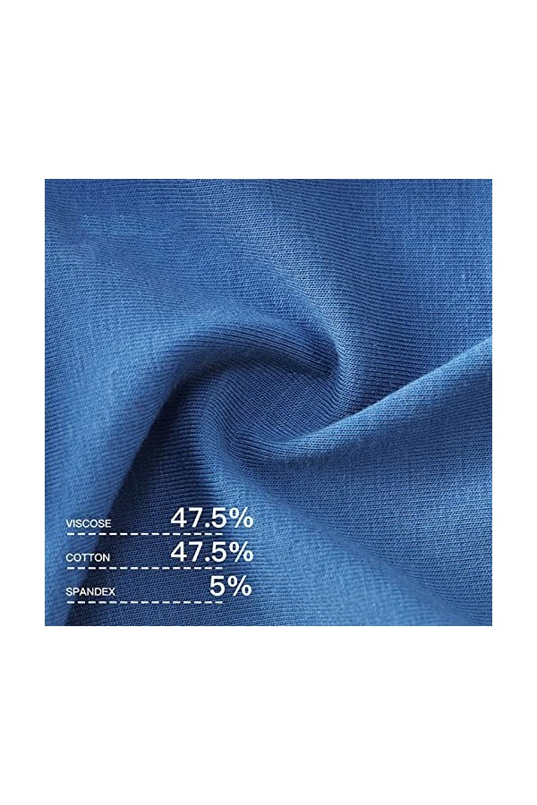 2023 Sous-vêtements pour homme avec impression de dessin animé respirant et confortable, bleu, M