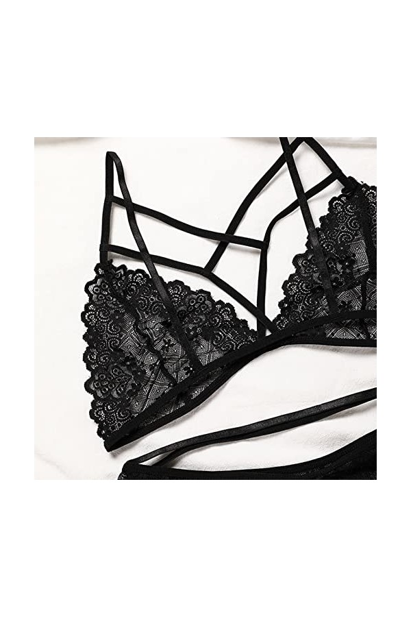 Lenceria Extreme Sexy Dessous New Luxury Sexs Noir Couleur Femmes Sexy Jarretière Lingerie Sexe Soutien-Gorge Et Culotte Ense