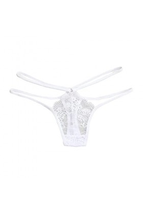 HELLORSOON Culotte Dentelle Femme,Sexy Féminin Ouvertures Provocantes en Soie Nuisette Shorty pour Femme
