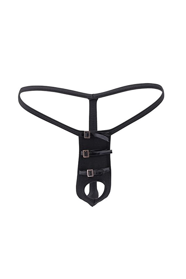 Générique String Homme Sexy Chic Boxer Hommes Simple personnalité Mode décontracté Sexy Mini String sous-vêtements Amusant Tr