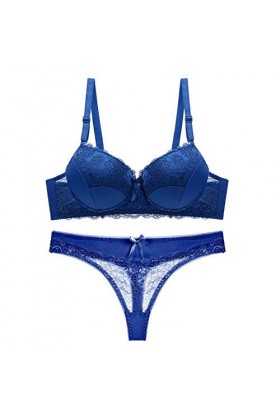 Ensemble Soutien Gorge et String Femme Erotique sous-Vetements Sexy Vêtements De Nuit 2 Pièce Lingerie Sexy Ensemble Dentelle