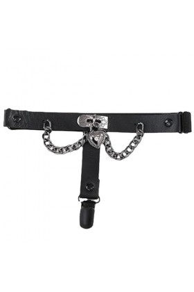 Clips de chaussettes en forme de cœur - Pour femme - Élastique - Style chic - Style punk - Avec clips pour chaussettes, Un en