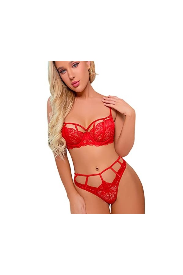 Sexy Hot sous-vêtement de Nuit Jumpsuit Ensemble de Soutien-Gorge et pour Femmes Ensemble de Lingerie pour Femmes Ensemble de