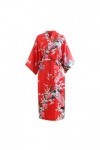 IKFIVQD Lingerie sexy pour femme, robe de chambre kimono à imprimé sexy, Rouge, taille unique