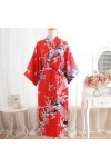 IKFIVQD Lingerie sexy pour femme, robe de chambre kimono à imprimé sexy, Rouge, taille unique