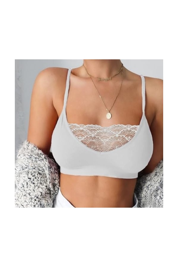 Femme Sexy Lingerie sous-Vêtement Combinaison Sexy Nuisette Lingerie Sexy Femme Dos Nu Nuisette Col V Lingerie Babydoll Dente