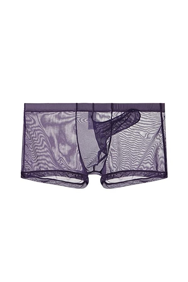 Générique Uniforme Sexy Homme sous-vêtements pour Hommes Maille Ultra-Mince sous-vêtements Respirants Nez déléphant Transpar