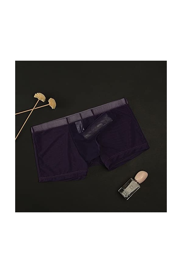 Générique Uniforme Sexy Homme sous-vêtements pour Hommes Maille Ultra-Mince sous-vêtements Respirants Nez déléphant Transpar