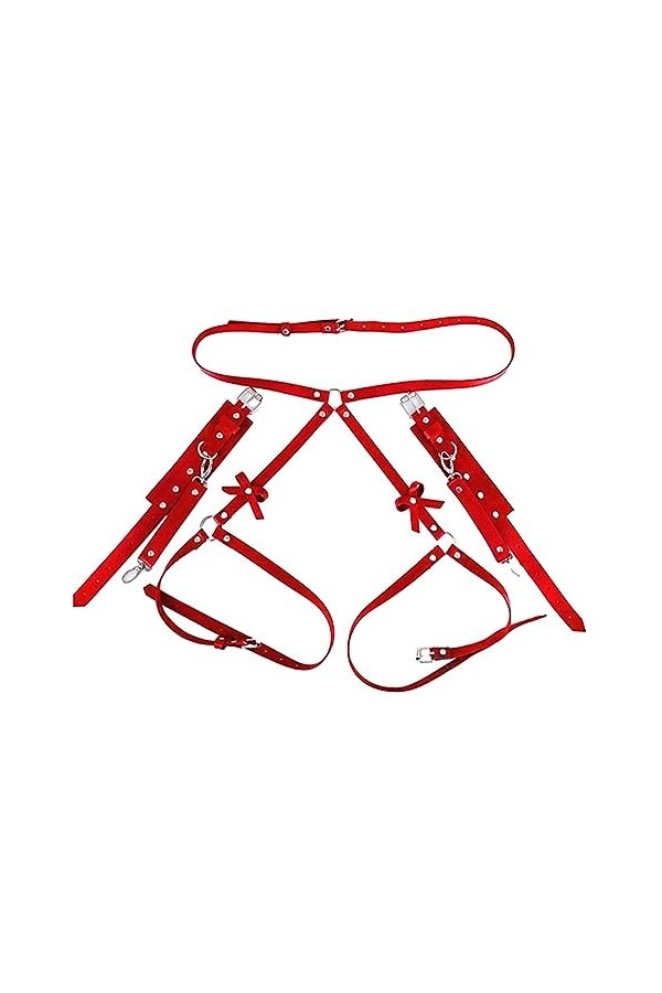 1 ensemble de ceinture de liaison pour femmes, Lingerie, jarretelles, Cage, accessoire de cuisse, Sexy, pour adultes, ensembl