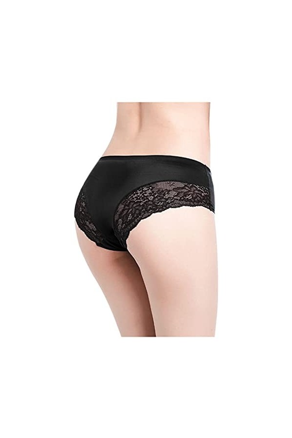 PANPANY Culottes pour Femme Dentelle sans Couture Slips Femme Taille Basse String Tanga Soutien-Gorge Multicolore Sexy sous V