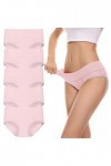 Culotte Femme Coton Douce Lingerie Hot Physiologiques Panty Sexy Caleçon sans Coutures Haute Tangas Slip Transparente Tentati