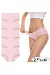 Culotte Femme Coton Douce Lingerie Hot Physiologiques Panty Sexy Caleçon sans Coutures Haute Tangas Slip Transparente Tentati