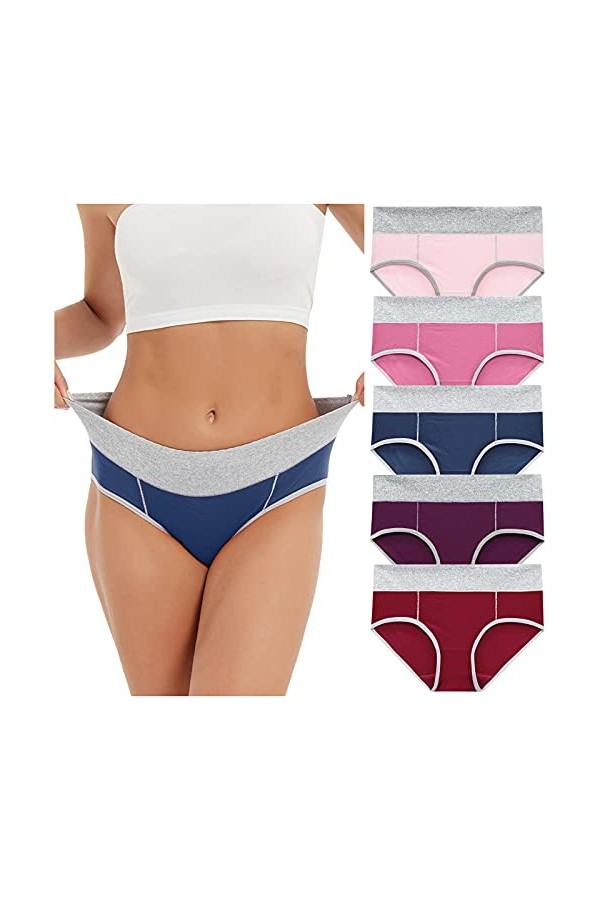 Générique Culottes Menstruelles Femme Taille Basse Shorties Élégant Et Chic Ultra Minces Slip Sexy Bikini Doux Et Confortable