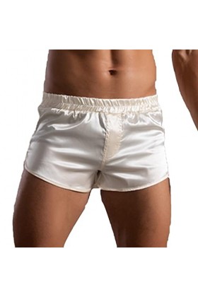 FGUUTYM Smog Sous-vêtements pour homme - Couleur unie - Élastique - Séchage rapide - Pour sport de loisirs - Pantalon droit, 