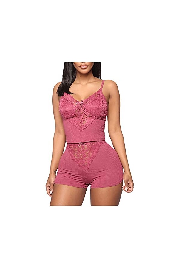 Femmes 2 Pièces sans Couture Ensemble de Lingerie - Soutien-Gorge Grande Taille Sexy Teddy Féminin String Femme Sexy Chic Hot