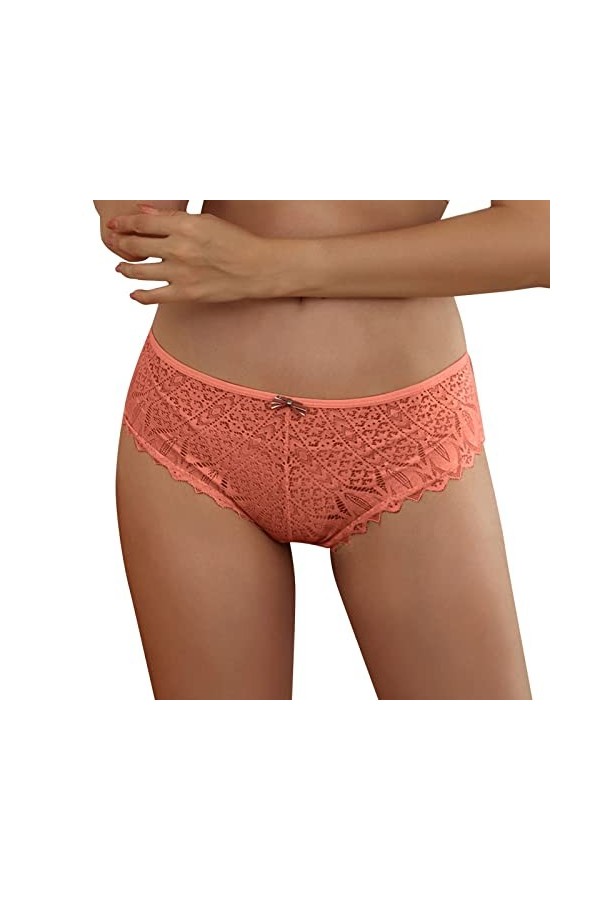 ADMAY Ensemble de sous-vêtements sexy en dentelle pour femme - Culotte en coton pour femme - Crochet - Dentelle - Culotte sex