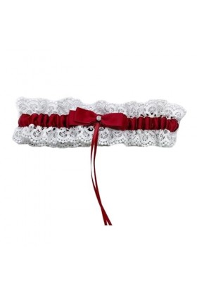 Frotox Jarretières de Mariage en Dentelle pour mariée Jarretelles de Bal Extensibles et Sexy pour Femmes Jarretelles de Jambe