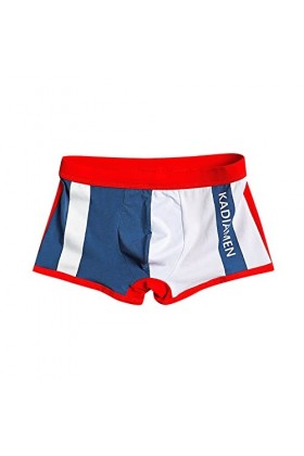 LOIJMK Sous-vêtements homme en coton boxer garçon personnalité lâche pantalon jeunesse sport boxer Ultrasport sous-vêtements 
