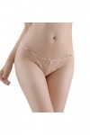 HELLORSOON Culotte Dentelle Femme,Sexy Dentelle Transparence Subtile Séduisant Culotte en Dentelle Culotte Coton