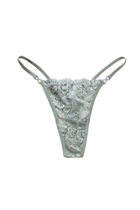 HELLORSOON Culotte Dentelle Femme,Sexy Dentelle Ouvertures Provocantes sans Couture Culotte en Dentelle Culotte Coton