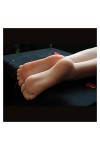 Faux Petite Pied Modèle Mannequin Bas Caoutchouc Plastique pour Art Silicone Femme TPE, Pied en Silicone Réaliste Orteils de