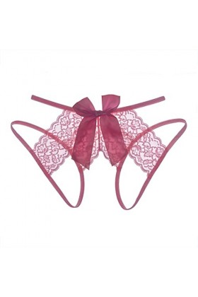 HELLORSOON String Ficelle Femme,Sexy Transparent Ficelles Charmantes en Soie String en Dentelle Culotte Dentelle