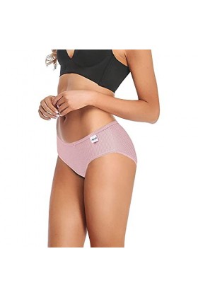Jiabing Strings sous-vêtements féminins Bikini Pcs Culottes 5 Culottes Sexy Culottes Accessoire Lingerie Pink, L 