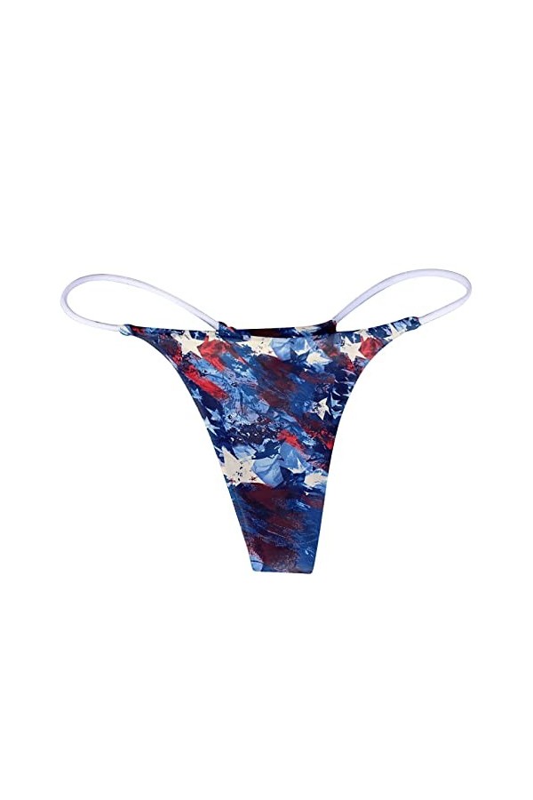 Générique pour Femme Confort Taille Basse Soft T Back G String Culotte Lingerie Fourrure