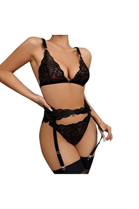 Nuisette Sexy Femme Dentelle Lenceria Extreme Sexy Dessous New Luxury Sexs Noir Couleur Femmes Sexy Jarretière Lingerie Sexe 