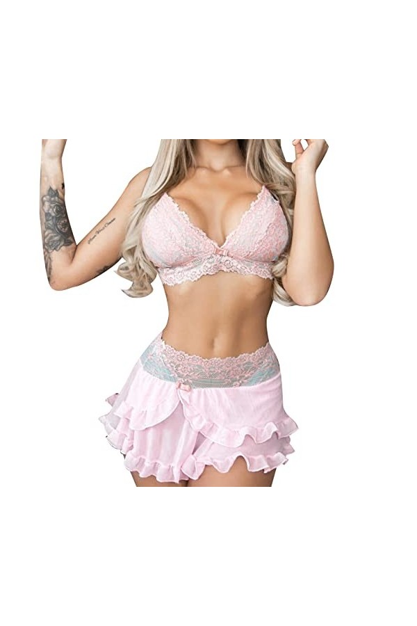 Lingerie Femme Sexy Ensemble Homme Sexy Hot y22k Ensemble de Lingerie de Mode pour Femmes Roleplay Lingerie Costumes de Femme