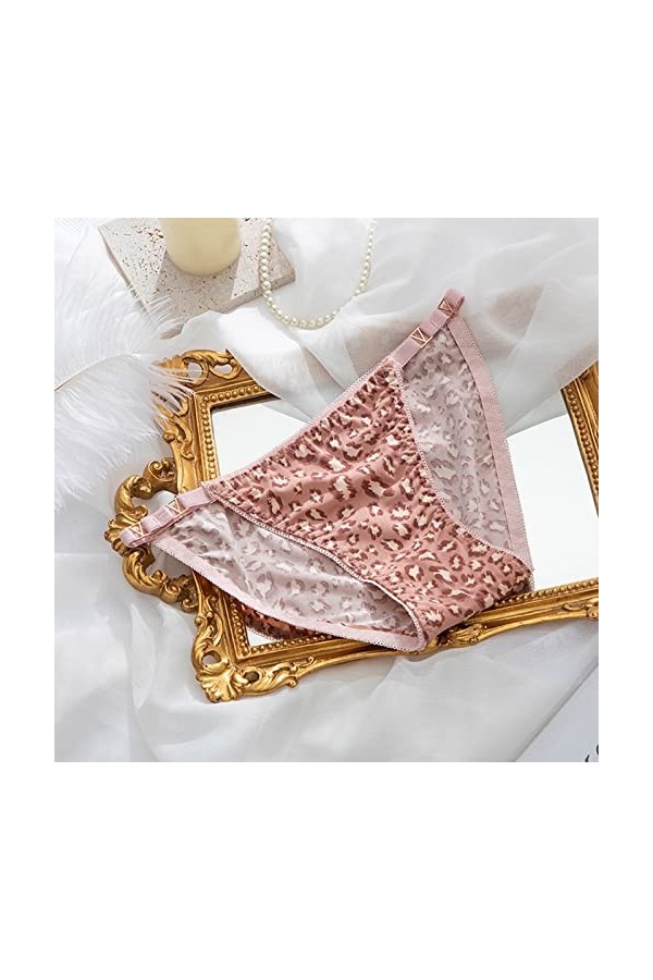 PANPANY Culottes pour Femme Slips sous Vetements Dentelle Soutien-Gorge Culotte Femme Multipack String Multicolore sans Coutu