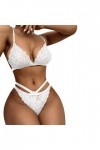 Zannycn Ensemble de lingerie sexy pour femme - Ensemble de lingerie érotique - Tenue de débroussailleuse - Ensemble de sous-v