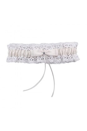 Ranuw Jarretières Mariage en Dentelle pour Mariée Jarretelles Bal Extensibles pour Femmes Jarretelles Jambe Mariée Ceinture D