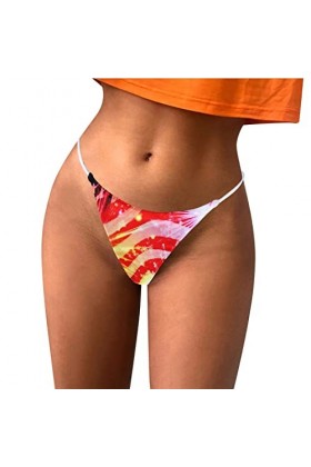 Générique Sexy G String Imprimé Culotte Femme T Back Culotte Confort Doux Taille Basse Robe Lingerie Sexy