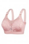 Bustiers Zero Feel Bralette Bralette sans armatures Brassière Brassière Forte Tenue Grande Taille Bustier, Rose, 44