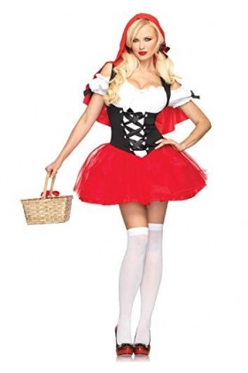 Leg Avenue Costume Petit Chaperon Rouge/Noir X-Large