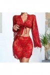 Lingerie Femme Sexy Ensemble Homme Sexy Hot y20.k sous-vêtements Amusants pour Femmes Motif en Dentelle Voir à Travers Le sou