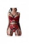 Vêtements De Nuit Femme Sexy Lingerie Sexy Ensemble Dentelle sous-Vetements Erotique Ensemble Soutien Gorge et String 2 Pièce