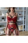 Vêtements De Nuit Femme Sexy Lingerie Sexy Ensemble Dentelle sous-Vetements Erotique Ensemble Soutien Gorge et String 2 Pièce
