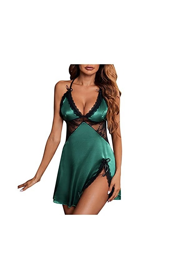 SKFLABOOF Nuisette Sexy Femme Sensuelle Lingerie Sexy Deguisement Sexy Femme Adulte Deguisement Sexy Femme Adulte Robe Transp