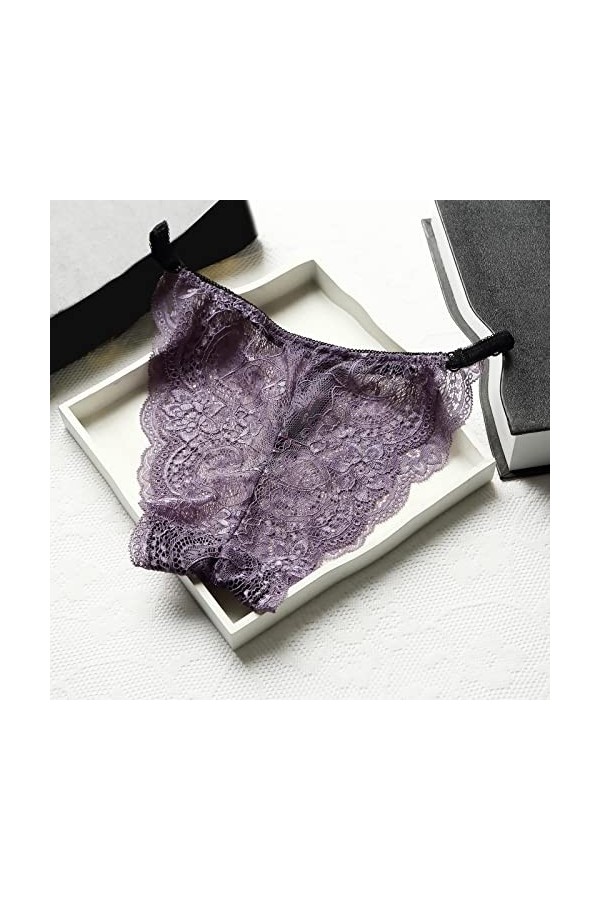 HELLORSOON String Ficelle Femme,Sexy Féminin Ouvertures érotiques Séduisant String en Dentelle Culotte Dentelle