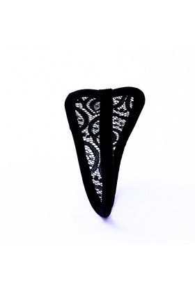 Hellery Amoureux Dentelle C-strings Couples - Noir, 2