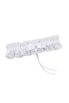Ranuw Jarretières Mariage en Dentelle pour Mariée Jarretelles Bal Extensibles pour Femmes Jarretelles Jambe Mariée Ceinture D