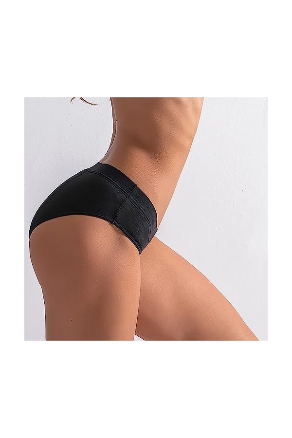 Sous-vêtements contrôle du ventre culotte gainante pour femme en coton doux ventre taille haute culotte hipster taille basse 
