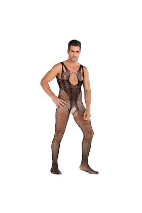 Générique Tenue Sexy Homme Coquine Collants Sexy en résille pour Hommes H, One Size 